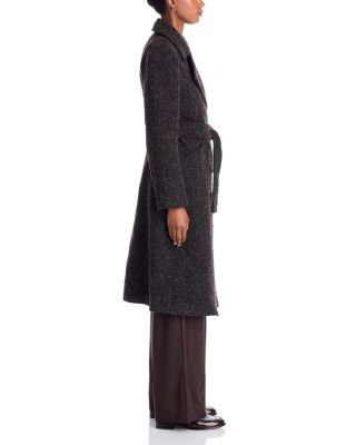 Belted Tweed Coat