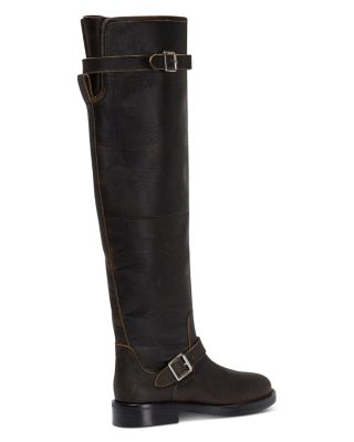 Women's Noah Leather Buckled Boots