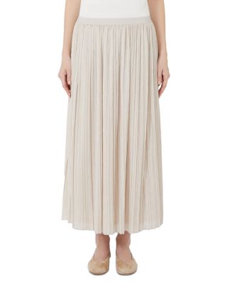 Cral Pleated Jersey Skirt 