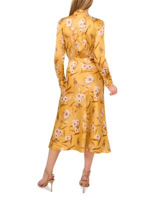 Kassia Neck Tie Long Sleeve Dress 