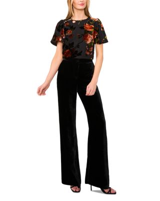 Belliana Burnout Velvet Top