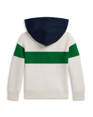 Boys' Logo Fleece Rugby Hoodie - Little Kid