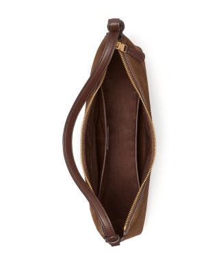 Loop Suede Shoulder Bag