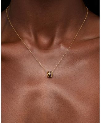  Solid Sapphire Zeno Charm Necklace