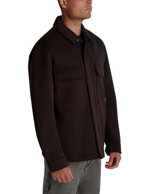 Twill Collared Shirt Jacket