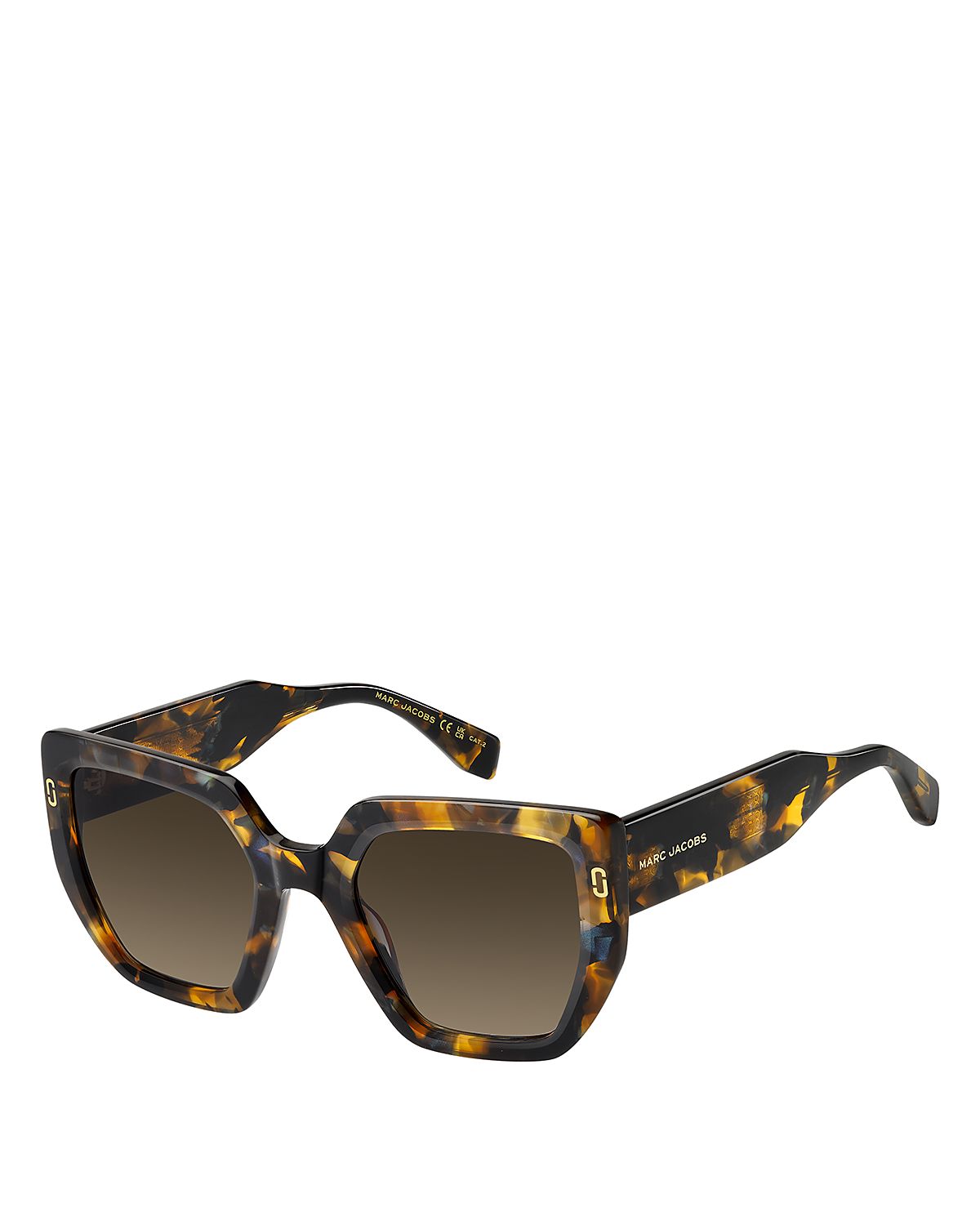 Marc Jacobs Square Geometrical Sunglasses, 52mm