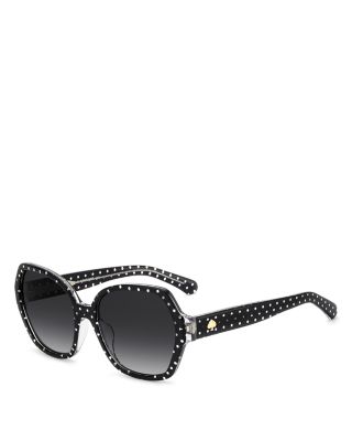 Layne Square Geometrical Sunglasses, 57mm