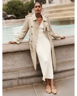 Petites Zip Out Mac Trench Coat