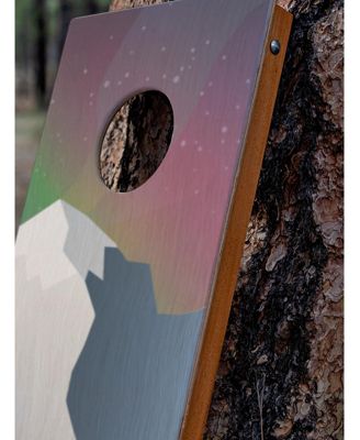 1ft x 2ft Mahogany Pathfinder Cornhole Board Set