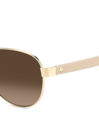 Polina Pilot Sunglasses, 61mm