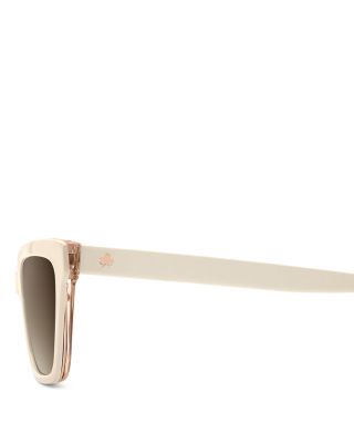 Aisha Rectangle Sunglasses, 55mm