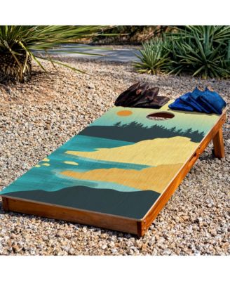 2ft x 4ft Mahogany Pathfinder Cornhole Boards