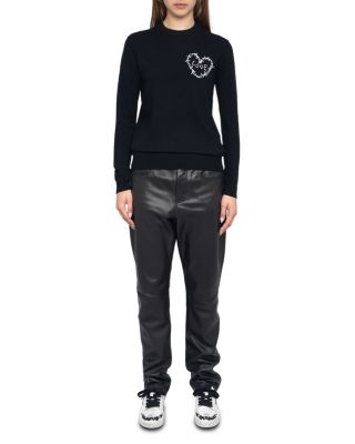 Kendy LC Heart Embroidered Sweater 