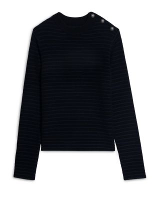 Spike LC Stripes Wool Blend Sweater