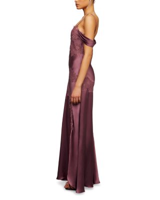 Reese Silk Cascade Gown