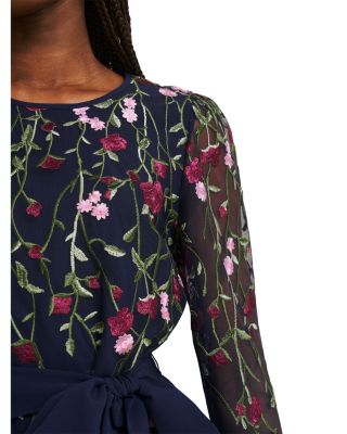 Petite Emmy Embroidered Dress