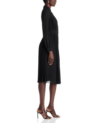 Pleated Shirt Dress