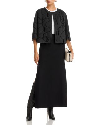 Embroidered Cardigan Jacket