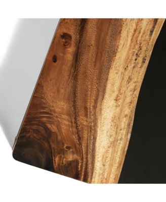 2ft x 4ft River Epoxy Resin with Live Edge Acacia Pathfinder ART Cornhole Boards