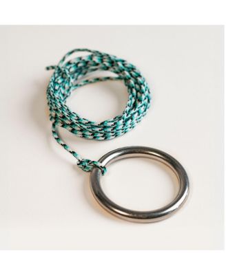 The River Epoxy Resin with Live Edge Acacia Wayfarer ART Hook & Ring Game