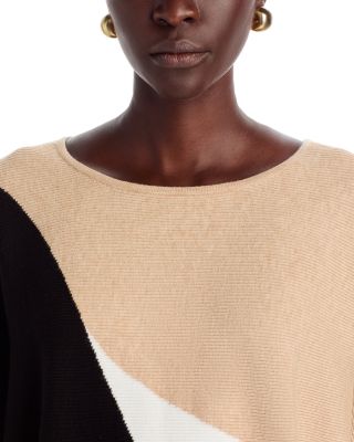 Colorblock Dolman Sleeve Sweater