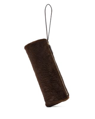 Silo Shearling Clutch
