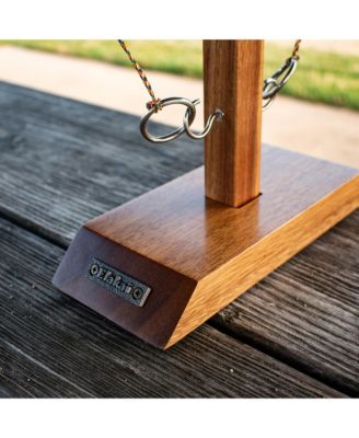Acacia Globetrotter Tabletop Hook & Ring Game Square Post