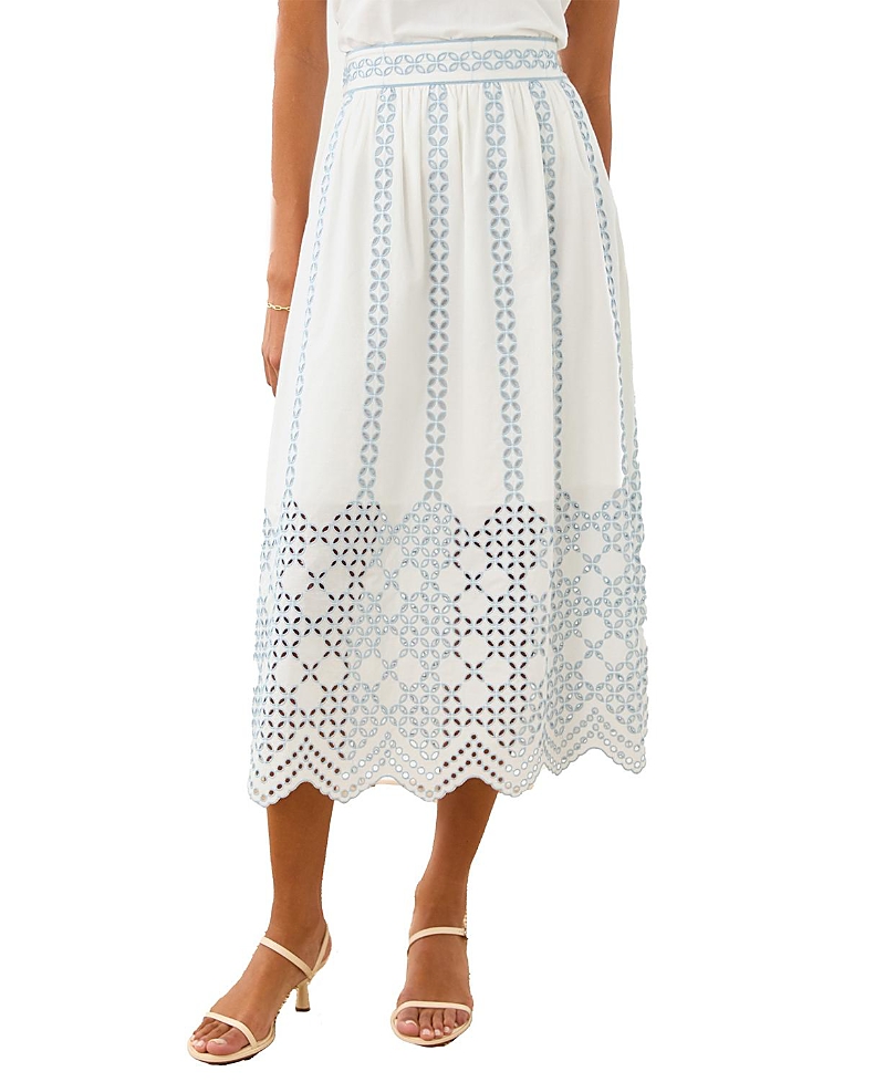 Cartolina Women's Celine Skirt In White