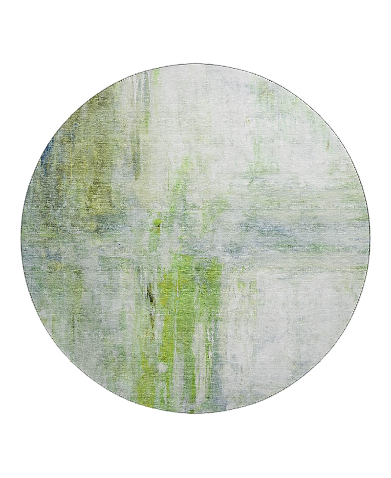 Dalyn Rug Company Dalyn Ravenna Washable Rn2 Round Area Rug, 8' X 8' In Green