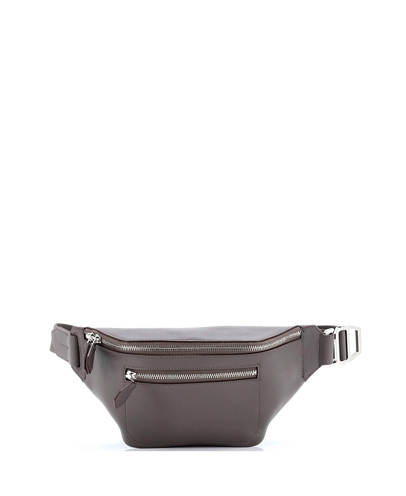 Pre-owned Pre-owned Hermes Hermes Pm Cityslide Belt Bag Evercolor In Gray