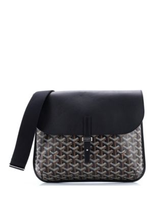 Pre-Owned Goyard - Coursier Messenger Bag Coated Canvas and Leather