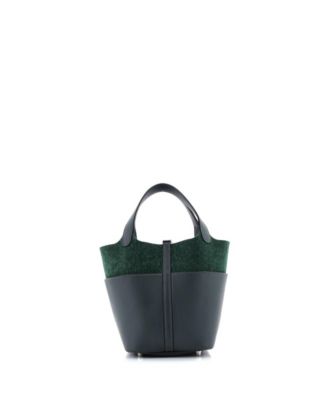 PM Go Team Picotin Lock Bag Feutre Wool and Swift