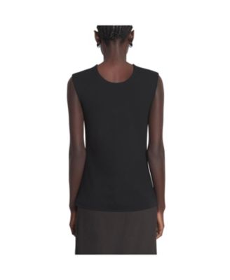 Jersey Top with a Plunging Neckline