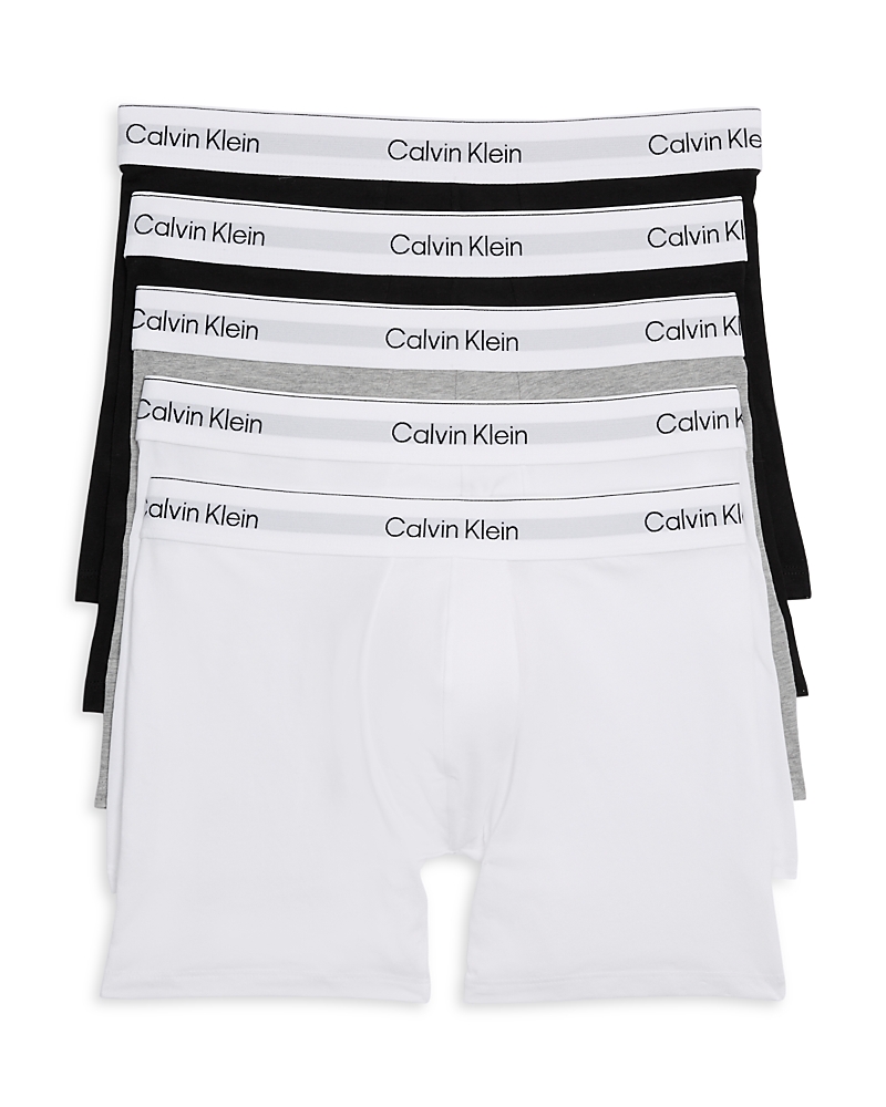 Calvin Klein Icon Cotton Stretch 5 Pack Boxer Briefs In Multi