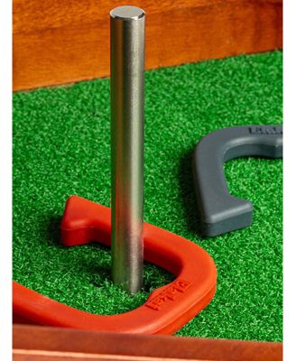 Mahogany Buckaroo Mini Horseshoes Game