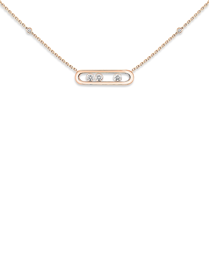 Messika Diamond Baby Move Necklace in 18K Gold, 17.7, 0.14 tcw