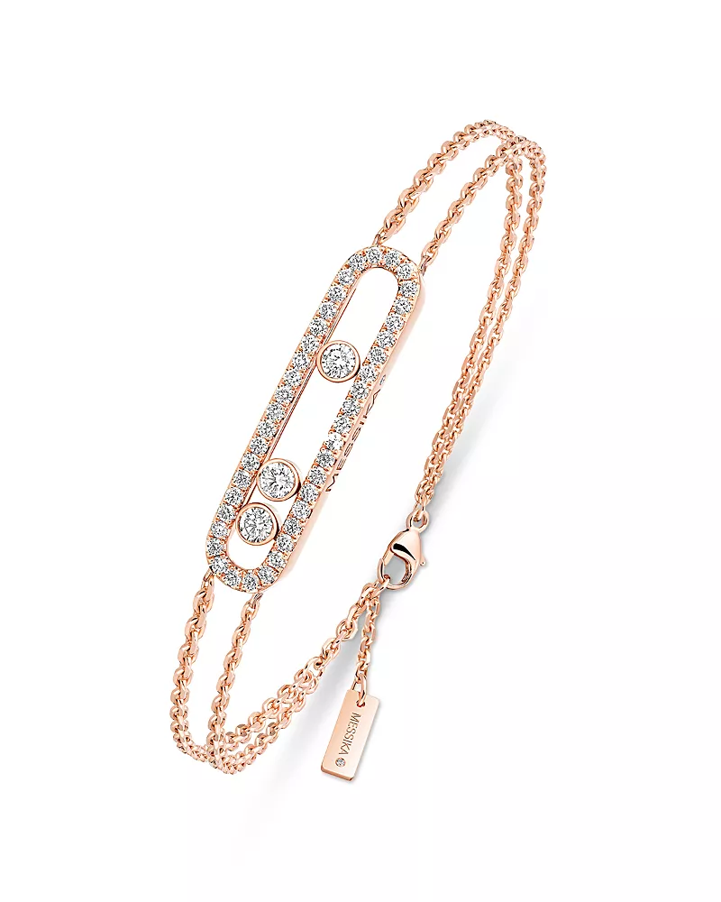 Messika Diamond Move Pave Bracelet in 18K Gold, 0.65 tcw