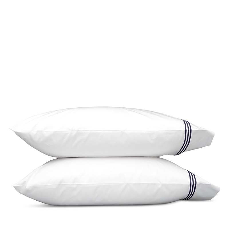 Matouk Bel Tempo Standard Pillowcase, Pair In White