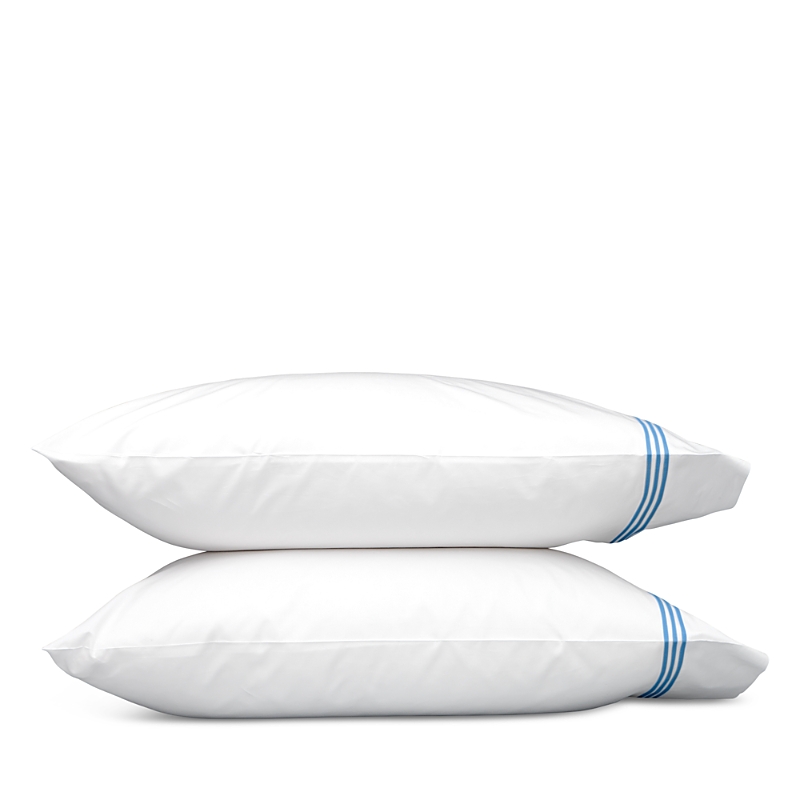 Matouk Bel Tempo Standard Pillowcase, Pair In White