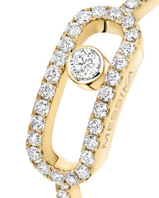 Diamond Move Uno Large Model Pav&eacute; Ring in 18K Gold, 0.31 tcw