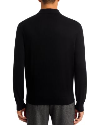 Cotton Long Sleeve Polo Shirt