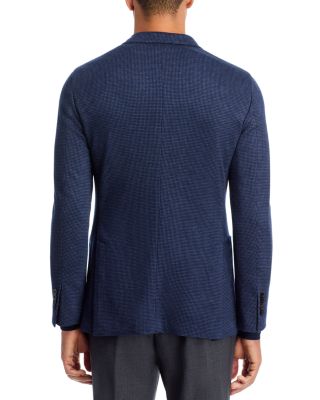 Micro Houndstooth Jersey Slim Fit K-Jacket