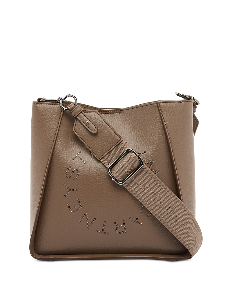 Stella Mccartney Logo Crossbody Bag In Brown