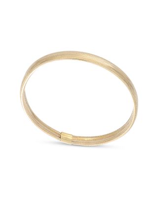 Bloomingdale's Fine Collection Domed Flex Bangle Bracelet