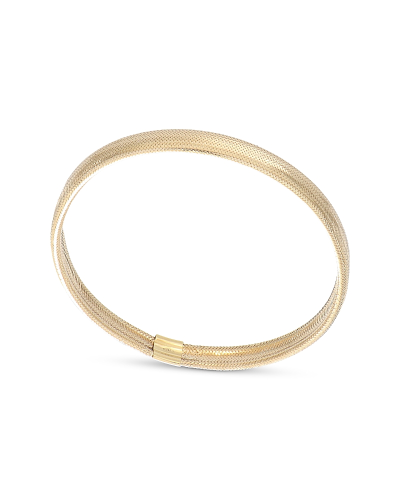 Bloomingdale's Fine Collection Domed Flex Bangle Bracelet