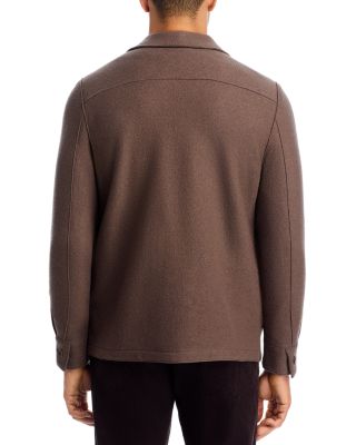 Boiled Wool Overshirt