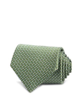 Geo Pattern Silk Classic Tie