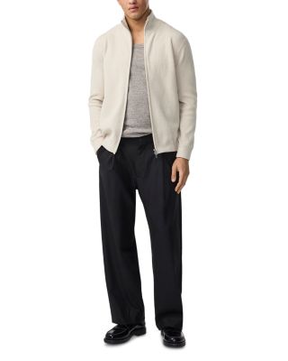 Danny Full Zip Ribbed Sweater