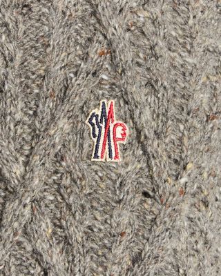 Wool Cable Knit Cardigan