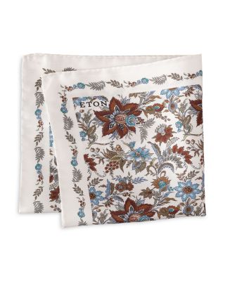 Floral Silk Pocket Square